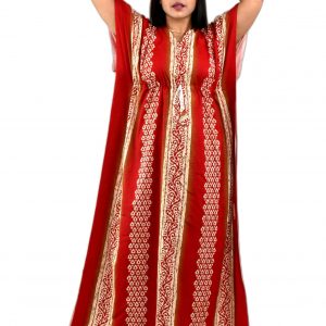 Red Indoneasin Kaftan
