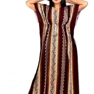 Maroon Indoneasin Kaftan
