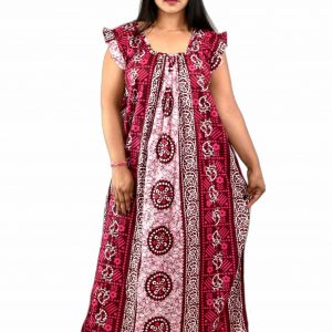 Pink Procian pleat Nighty