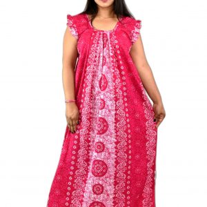 Pink Procian pleat Nighty
