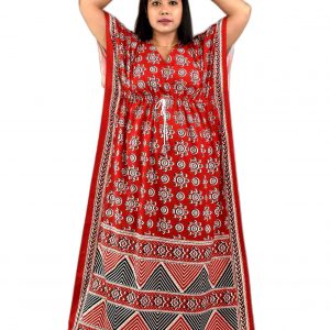 Maroon Indoneasin Kaftan