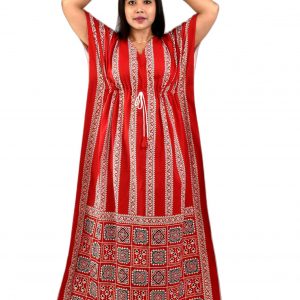 Maroon Indoneasin Kaftan