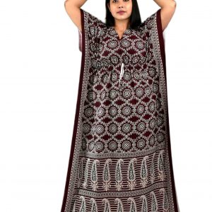Maroon Indoneasin Kaftan