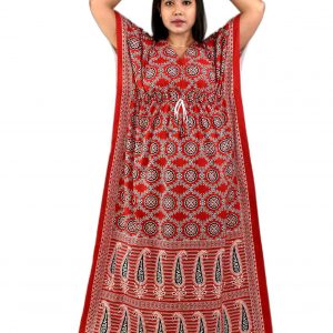 Red Indoneasin Kaftan