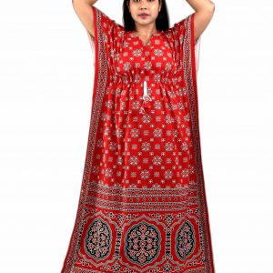 Red Indoneasin Kaftan
