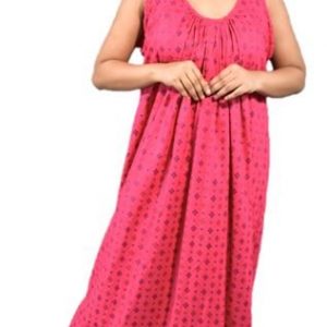 BDROX Cotton Red Maxi Nighty_Meesho#690058098