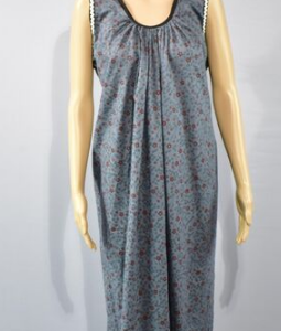 BDROX Cotton Grey Maxi Nighty_Meesho#MBFCNGRF000000087