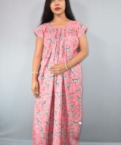 BDROX Dull Cotton Maxi Nighty