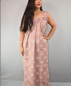 BDROX Dull Cotton Maxi Nighty#meeshoBFCNBLF0000000697 MEESHO #BFCNBRF0000000699_BFGNMF00000000071