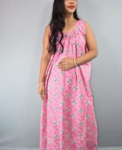 BDROX Dull Cotton Maxi Nighty#meeshoBFCNGF00000000695