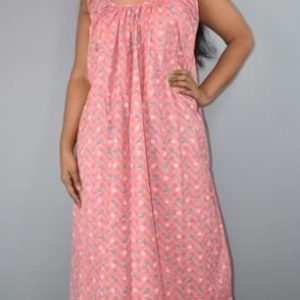 BDROX Kaftan Nighty with Dot and Ras in Red_Amazon#BDROX54GKRD_R