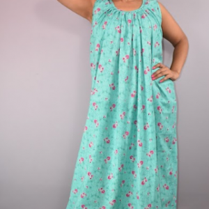 BDROX Cotton Light Blue Maxi Nighty#BFCNLBLF000000710#meeshoBFCNPF00000000708