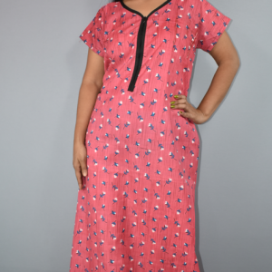 BDROX Maxi Nighty Red/Peach MEESHO #BFCNPCF0000000782_BFCNYF00000000783_M