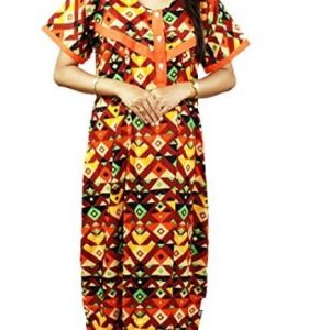 BDROX cotton Maxi Nighty with Red arrow Printed_Meesho#sdH_OKbC_Amazon#BDROX50CNH_ATR
