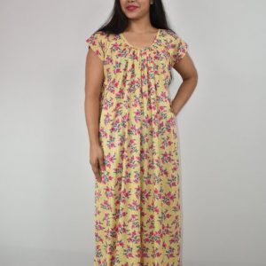 Cotton Biscute Maxi Nighty