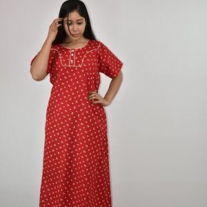 Indonesian Maxi Nighty Red