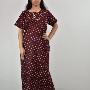 Indonesian Maxi Nighty Maroon