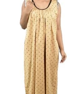 BDROX Cotton Creme  Maxi Nighty