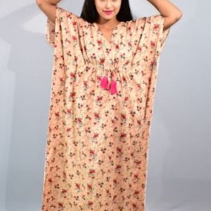 BDROX Grey Red Kaftan Nighty_MBFCNMF0000000091