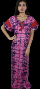 BDROX Cotton Maxi Nighty with Round Neck in Pink  Colour_Meesho#vBwH6sjl_Amazon#BDROX50CNH_SBB-FLIPKART#BDROX50CNH_SBB