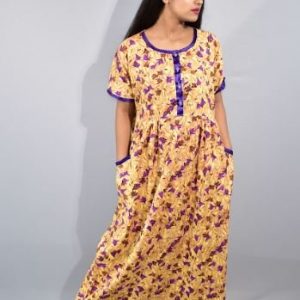 BDROX Purple Maxi Nighty