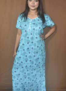 BDROX Cotton Sky Allen Maxi Nighty