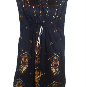 BDROX Gujri Cotton Blue dance printed Kaftan Nighty_Amazon#MBFCNRF0000000062
