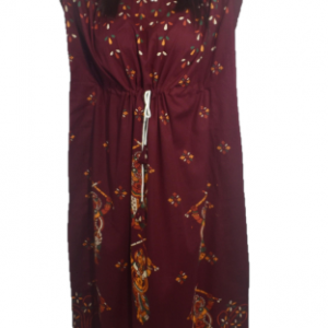 BDROX Gujri Cotton Maroon dance printed Kaftan Nighty #amazon_ BFGNBLF0000000208