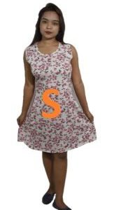 BDROX Hosiery Short Grey Nighty without sleeve with Round Neck(S Size)_meesho#RZBUvxMr