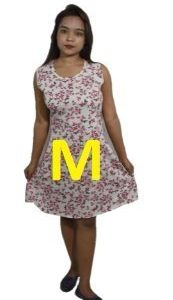 BDROX Hosiery Short Grey Nighty without sleeve with Round Neck(M Size)_Meesho#RZBUvxMr