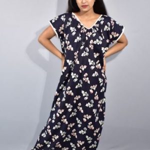BDROX Blue Maxi nighty