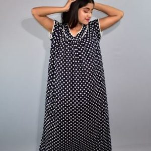 BDROX Blue Maxi Nighty