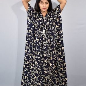 BDROX Blue Kaftan Nighty