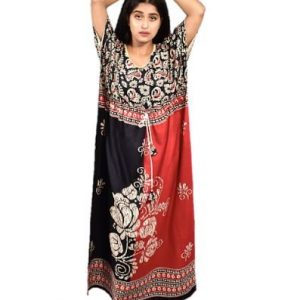 BDROX Indonesiya Red Black Kaftan Nighty_amazon#BFGNRF00000000206 #BFCNYF00000000054