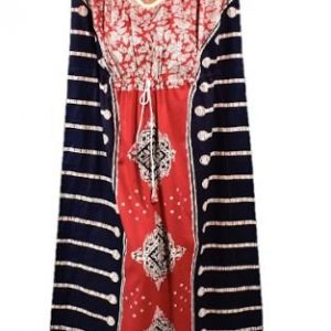 BDROX Indonesiya Red Black Kaftan Nighty_BFGNRF00000000610
