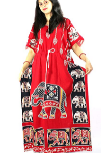 BDROX Indonesian Red kaftan Big Elephant Print Nighty_meesho#9deAy4HP _amazon#SKU_BDROX0004_NIGHTY_ORANGE _BDROX55IKBEG _R_flipkart#BDROX4_KAFTAN_RED _snapdeal#SKU_BDROX0004_NIGHTY_DARKRED_BFGNRF00000000613