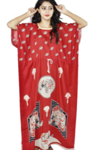 BDROX indonesian fabric red kaftan elephant printed inside round_meesho#BFINRF00000000008_Amazon#BDROX55IKRE_R