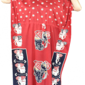 BDROX Gujri Cotton Blue dance printed Kaftan Nighty_Amazon#MBFCNRF0000000062_Amazon#BFINRF00000000188