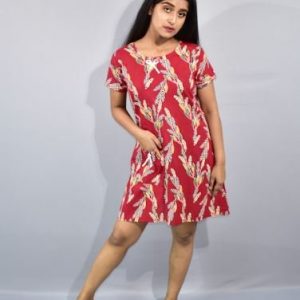 BDROX Red Short nighty