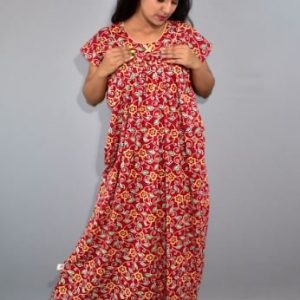 BDROX Red Maxi Nighty