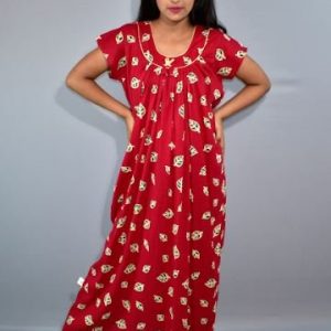 BDROX Red Maxi Nighty