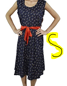 BDROX Rayon Blue One Piece Dress S size_Meesho#1m_EypxH_Amazon#BDROX57RSN_BL_S