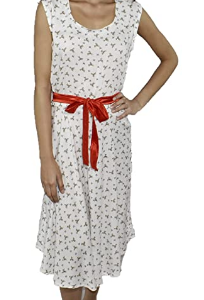 BDROX Rayon White One Piece Dress S size_Meesho#wJkDB0aC_Amazon#BDROX57RSN_W_S