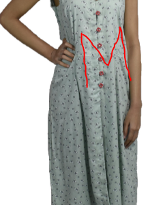 BDROX Rayon Green Kurti M size