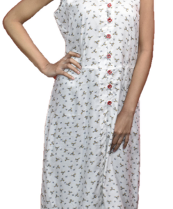 BDROX Rayon white Kurti S size