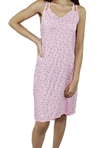 BDROX Short Rayon Designer nighty pink S_Meesho#-S_IhFVJ _Amazon#BDROX57RSN_PK_S