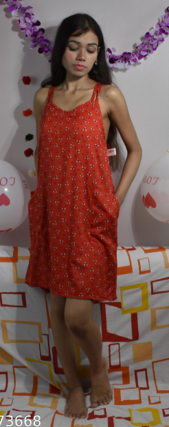 BDROX Short Rayon Designer nighty Red S_Meesho#BFRNNRS0000000173_Amazon#BDROX57RSN_R_S