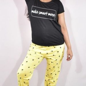 Hosiery Pant T-shirt Set L