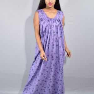 BDROX Cotton Purple Maxi Nighty_amazon#BFCNYF00000000260