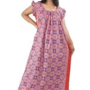Red Sqrare Neck Pleated Sleeve